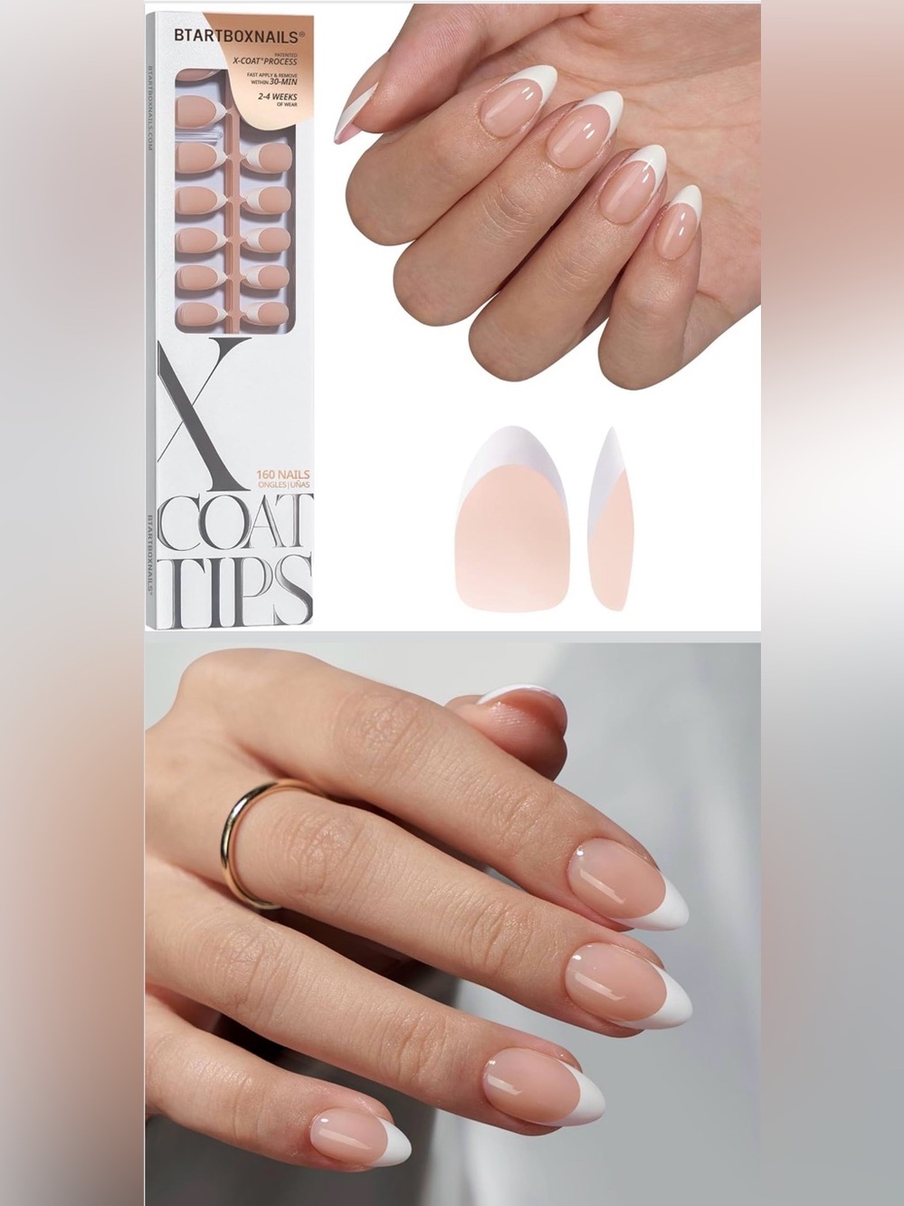 Nude French Soft Gel Press-On Nail Set